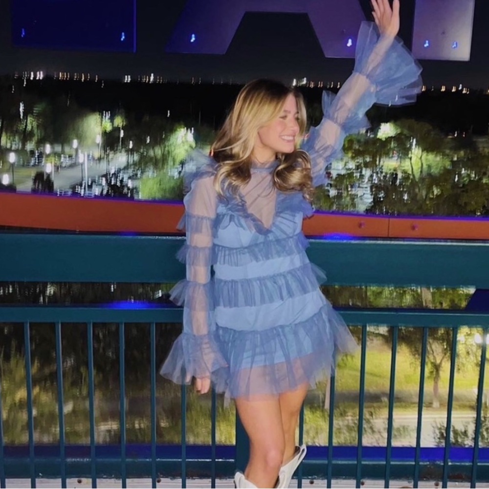 AG Studio Tokyo Skies Mini Dress PERFECT